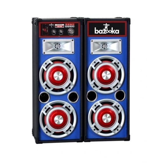 Bazooka Multimedia Speaker, Blue/Black- Bz-6700D