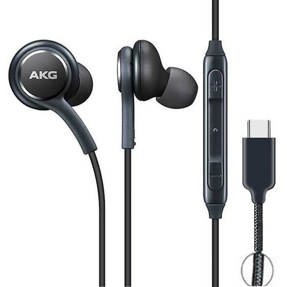 Samsung AKG EO-IC100BWEGAE Type C Wired Earphones with Microphone - Black