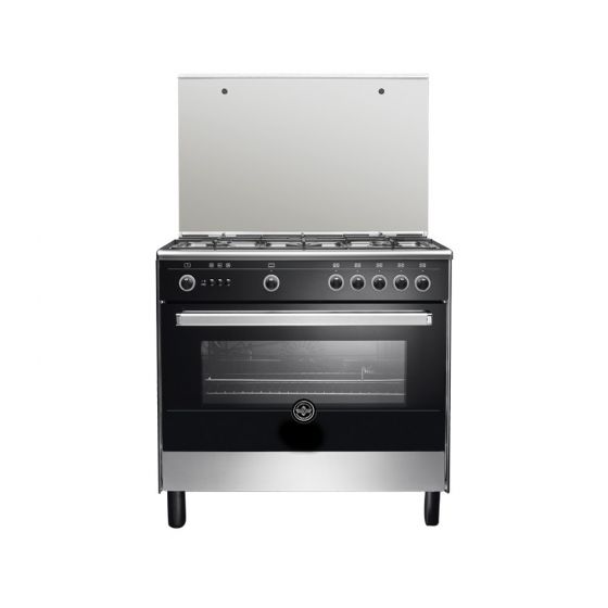 La Germania Free- Standing Gas Cooker, 5 Burners, Stainless Steel- 9M10GUB1X4AWW  