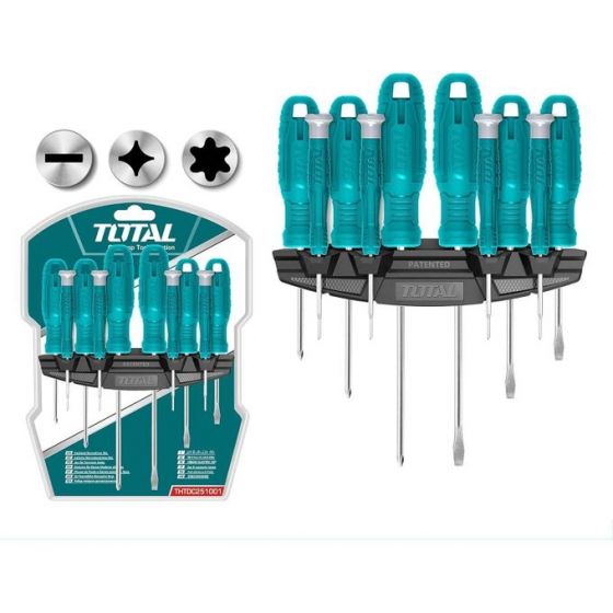 TOTAL TOTAL 10 Piece Torque Wrench Set THTDC251001