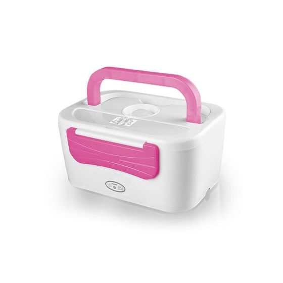 Nouveau Electric Lunch Box, 1.05 Liters, 45W - White and Pink