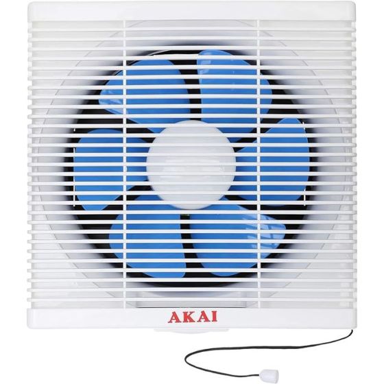 Akai Ventilating Fan, 30 cm, White and Blue - AK-12v