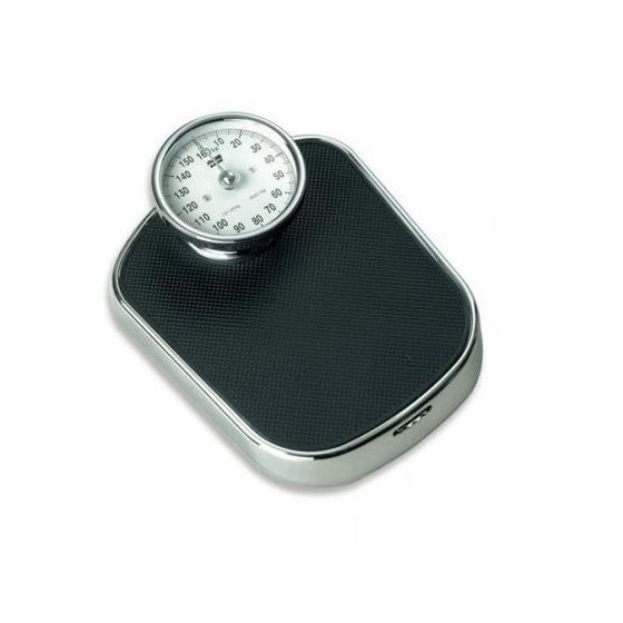 More Mechanical Bathroom Scale, 160KG, Black- M-SC160B