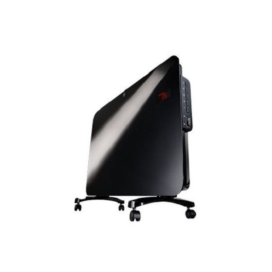 Universal Electric Glass Heater, 1500 Watt, Black- PCH-153TSD-WH