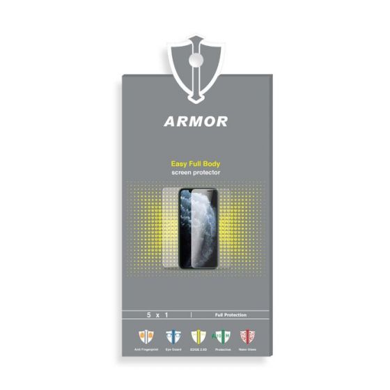 Armor Front and Back Screen Protector for Xiaomi Poco X3- Transparent