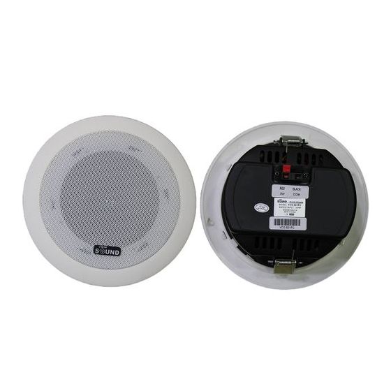 View Sound Wired Ceiling Speaker, 5.5 Inch, White - VCS-551PC