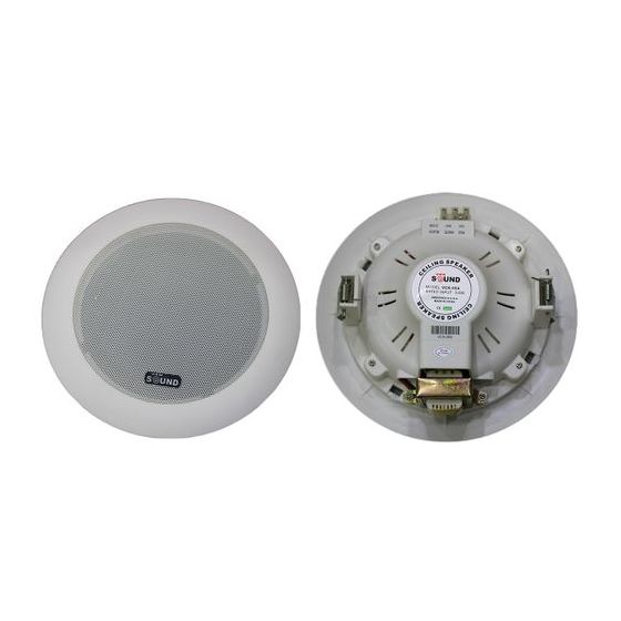 View Sound Wired Ceiling Speaker, 6 Inch, White - VCK-05A