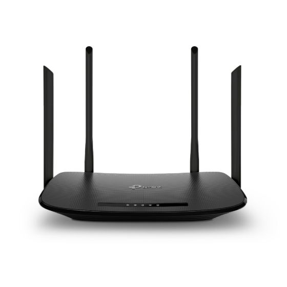 TP-Link AC1200 Wireless VDSL/ADSL Modem Router, 4 Ports, Black - Archer VR300