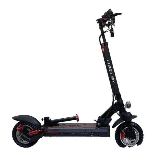 Winner Sky C8 Electric Scooter, Up to160 KG, Black- CX001