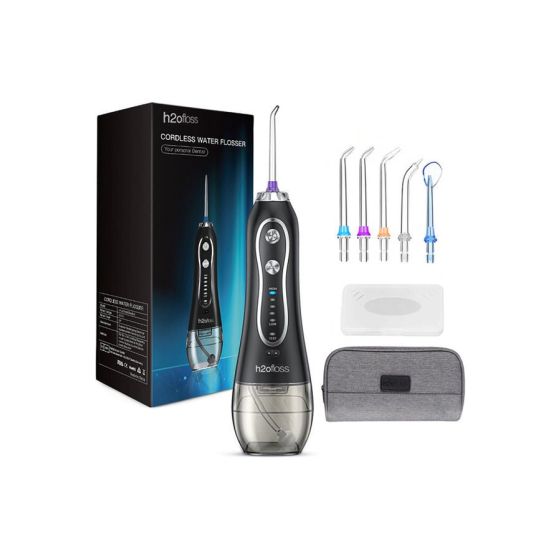 H2ofloss Dental Water Flosser, Black - JYQ014-BK