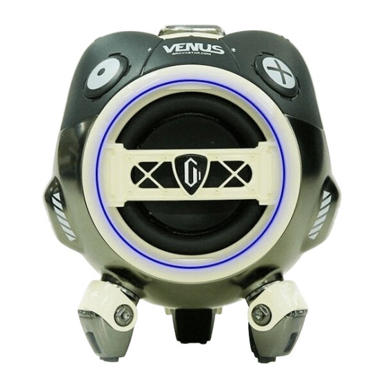 Gravastar Venus Bluetooth Speaker, Multi Color - GRAVASTAR-G2