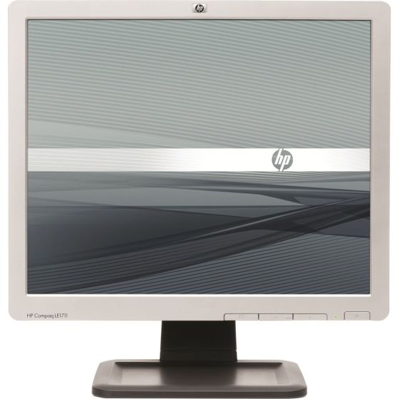 شاشة اتش بي LCD كومباك LE1711 مقاس 17 بوصة بدقة SXGA، بمعدل تحديث 60 هرتز - فضي