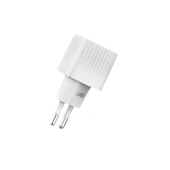 Lanex Dual Plug Charger, 20 Watt, White - LC35