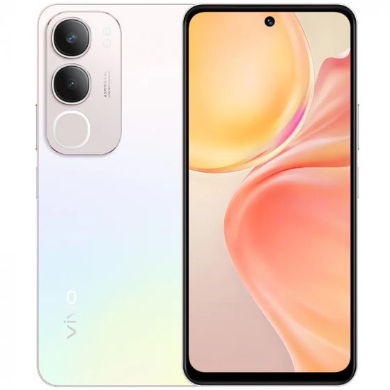 فيفو Y19S برو، سعة 128 جيجا، رام 6 جيجا، شبكة 4G LTE، بشريحتين - فضي بيرل