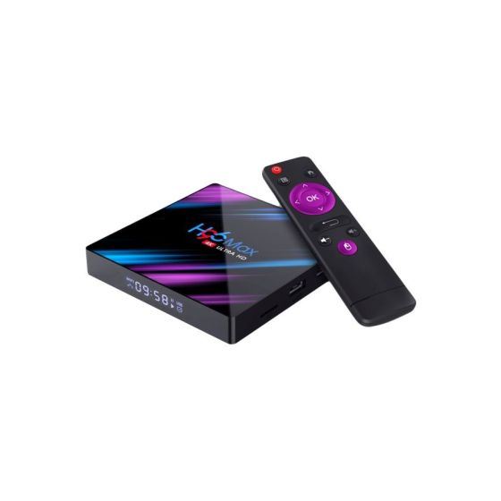 تي في بوكس H96 ماكس، اسود - LU-V6140US