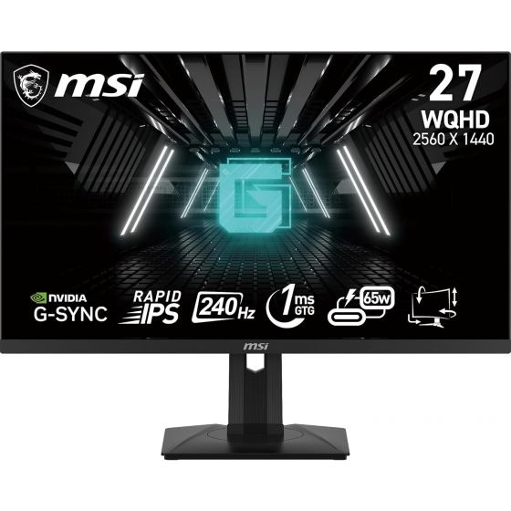 MSI G274QPX 27 Inch WQHD IPS Flat Monitor, 240Hz, Black - 9S6-3CC29H-040