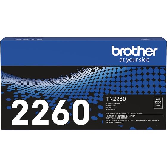 خرطوشة حبر براذر، اسود - TN-2260