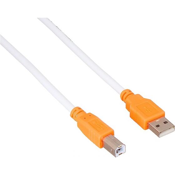 كابل طابعة USB، طوله 1.5 متر - برتقالي