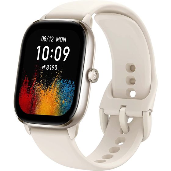 Amazfit GTS 4 Mini Smart Watch - Moonlight White