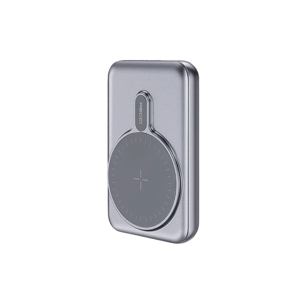 Recci Magnetic Wireless Power Bank, 10000mAh, Grey - RPB-P23