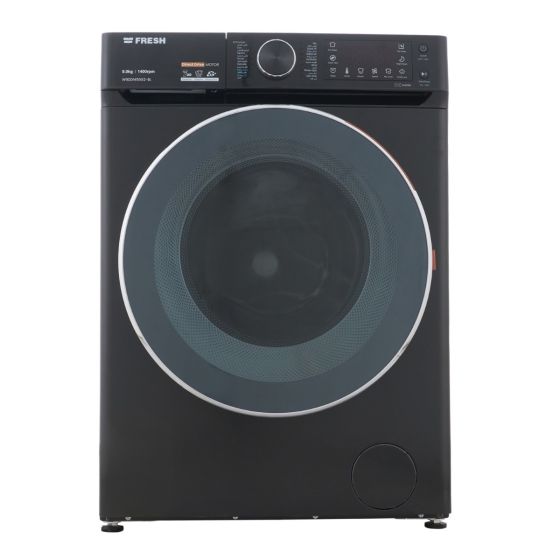 Fresh Front Load Inverter Washing Machine, 9Kg,  Black - W9DD1455G2BL