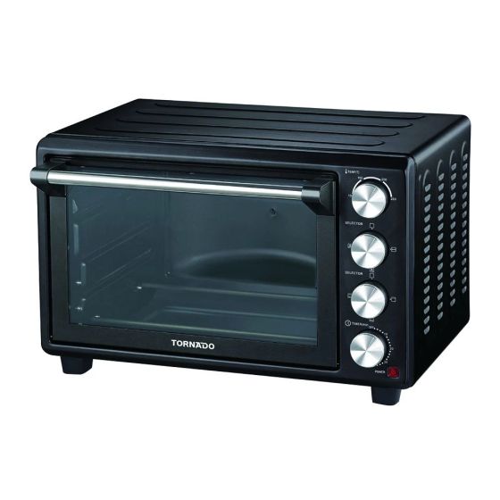Tornado Electric Oven, 49 Liter, 1800 Watt, Black TEO-49KD-BK