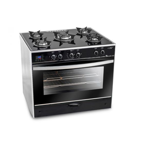 Unionaire i-Chef Gas Cooker, 5 Burners - C6090GS-AC383-IDSH-S-2W