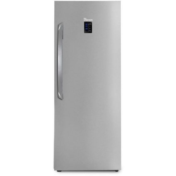 Unionaire No-Forst Upright Freezer, 230 Liters, Silver - UF230VENC10