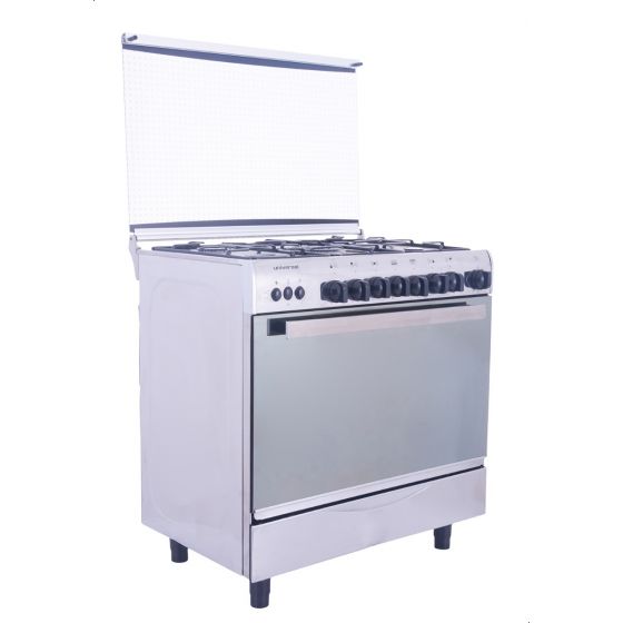 بوتجاز غاز يونيفرسال فالكون، 5 شعلات، فضي - 8505 f