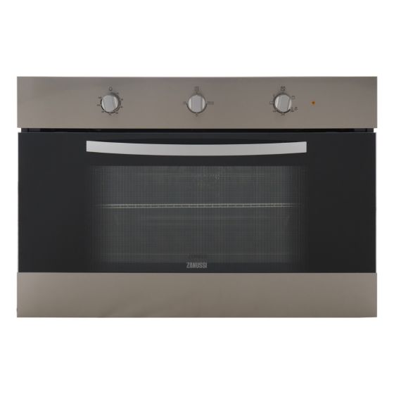 Zanussi Built-in Gas Oven, with Girll, 74  Liters, Stainless Steel- ZOG9991X