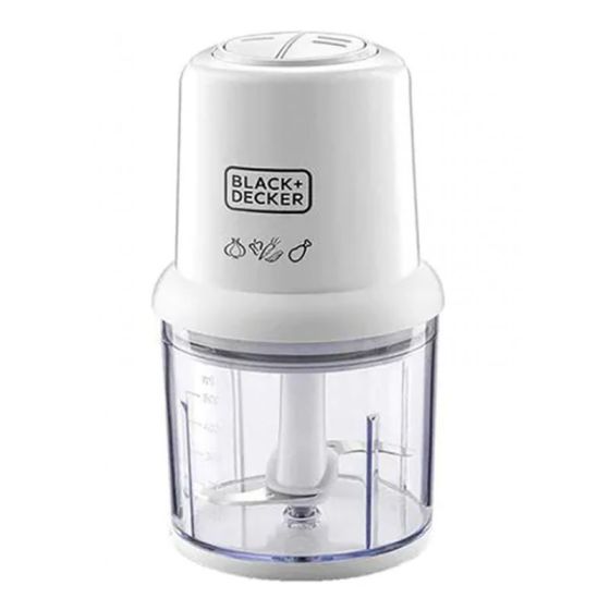 Black and Decker Chopper, 300 Watt, White - SC310-B5