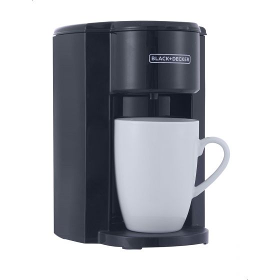 Black+Decker Coffee Machine with Coffee Mug, 350 Watt, Black - DCM25N-B5