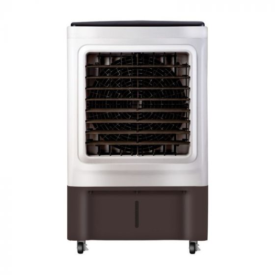 Black And White Digital Air Cooler, 70 Liters, White and Brown - AC70D