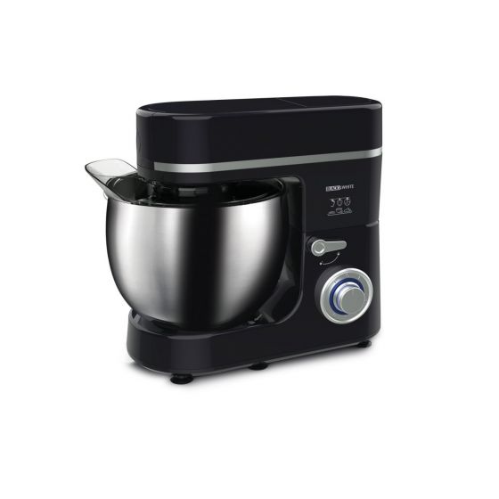 Black and White Stand Mixer, 8 Liters, 2200 Watt, Black - SM-822R 