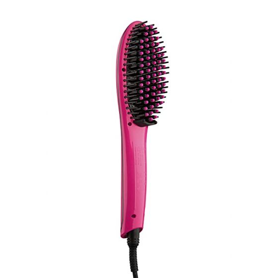 Rush Brush Hair Straightener Brush, Pink - RB-S2