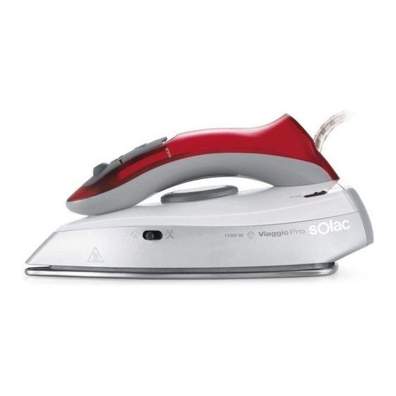 Solac Viaggio Pro Steam Iron, 1100 Watt, Grey and White  - PV1652