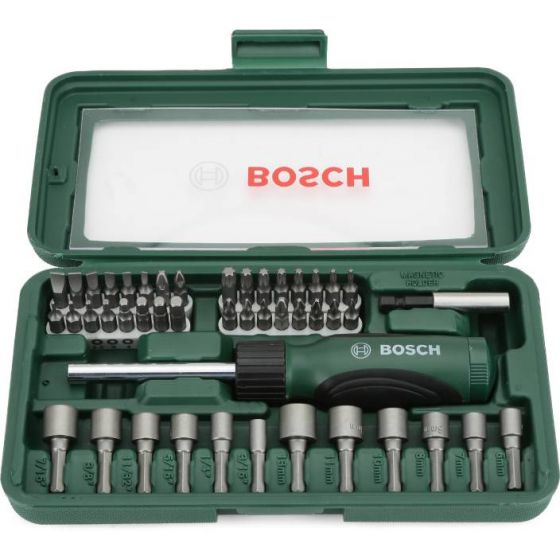 Bosch Screwdriver Set, 46 Pieces, 2607019504 