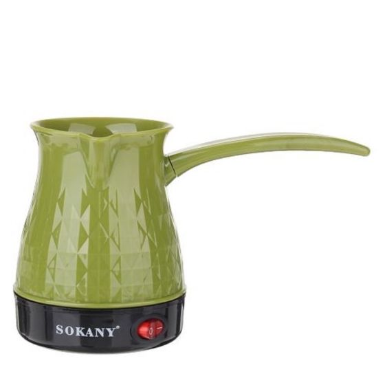 Sokany Turkish Coffee Maker, 600 Watt, Green- Sk-219
