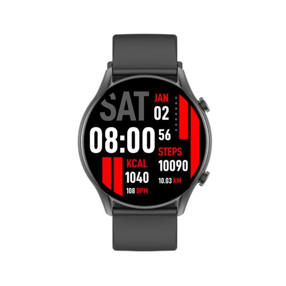 Kieslect Smart Watch, 1.32 Inch LCD Display, Black - YFT2024EU