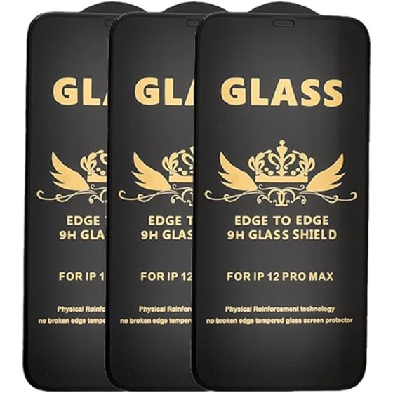 G-Power 3 Pack Glass Screen Protector for Apple iPhone 12 Pro Max