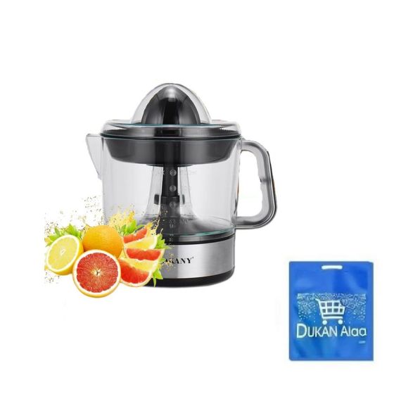Sokany Electric Juicer, 45 Watt, Black and Silver- JE-623D, with Gift Bag