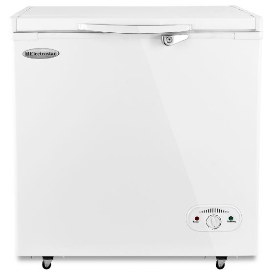 Electrostar Freestanding Chest Freezer, 240 Litres, Stainless Steel - ES240ST