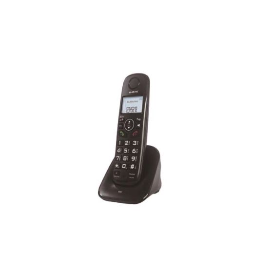 تليفون بدون سلك العدل تك، اسود - Tec D1001