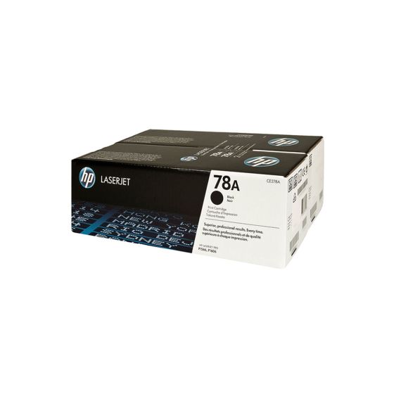 خرطوشة حبر اتش بي ليزر جيت، 2 قطعة - 78A Black