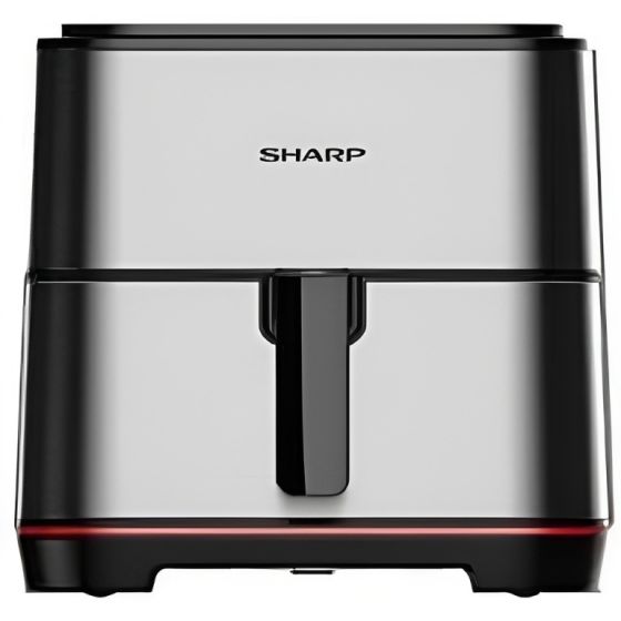 Sharp Air Fryer, 7 Liters, 1600 Watt, Silver- KFAF70MST