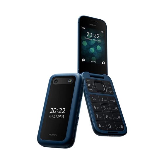 Nokia 2660 Flip, 128MB, 48MB RAM, 2G, Dual SIM - Blue