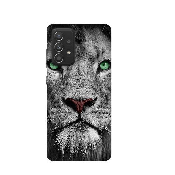 Lion Eyes Silicone Printed Back Cover for Samsung Galaxy A13 4G