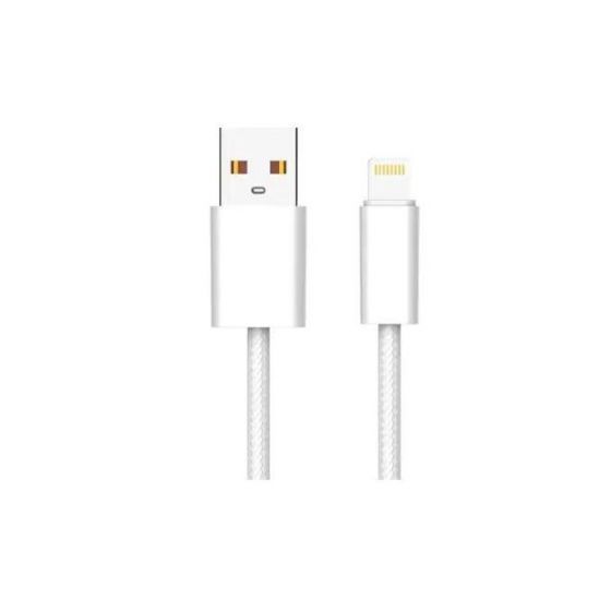 LDNIO Lightning USB Cable, 1 Meter, White - LS901