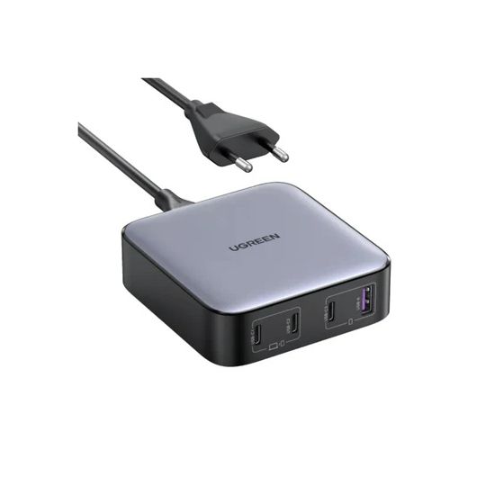 Ugreen Nexode Wall Charger, 100 Watt, 4 Ports, Black- CD328