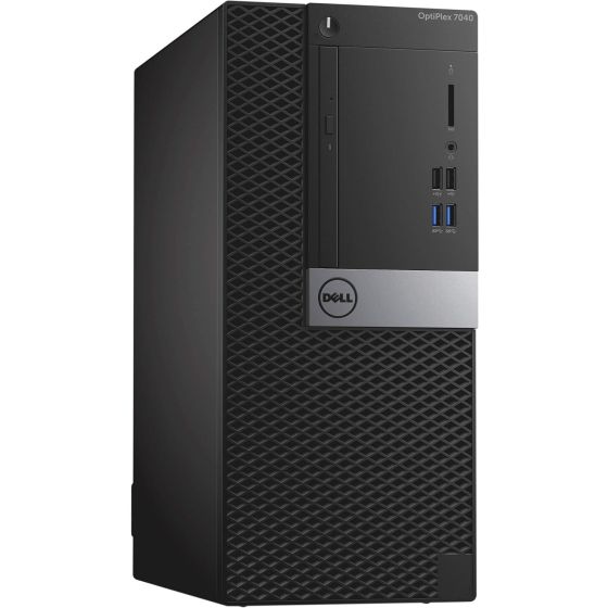 Dell Optiplex 7040 Mini Tower Desktop PC, Intel Core i5-6500, 500GB HDD, 4GB RAM, ‎‎Intel Integrated Graphics, Linux - Black